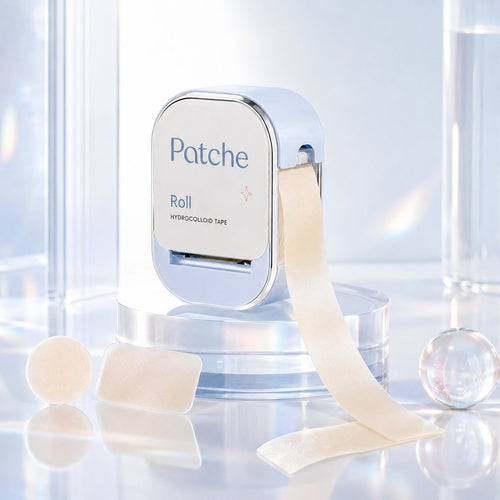 Patche Roll — hydrocolloid tape tin pack shot